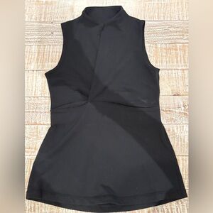 Black Sleeveless Athletic‎ Shirt